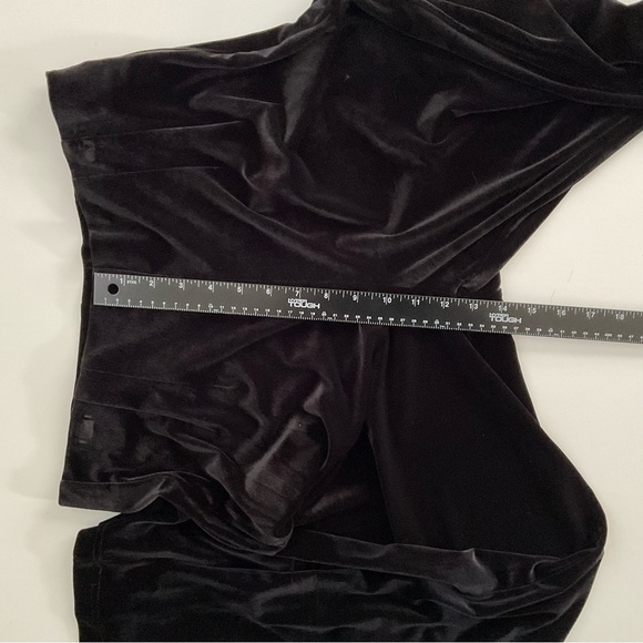 Dress Barn Velvet Pants Sz 12 Black Luxurious Elevated Basic Classic Preppy NWT - Picture 7 of 9